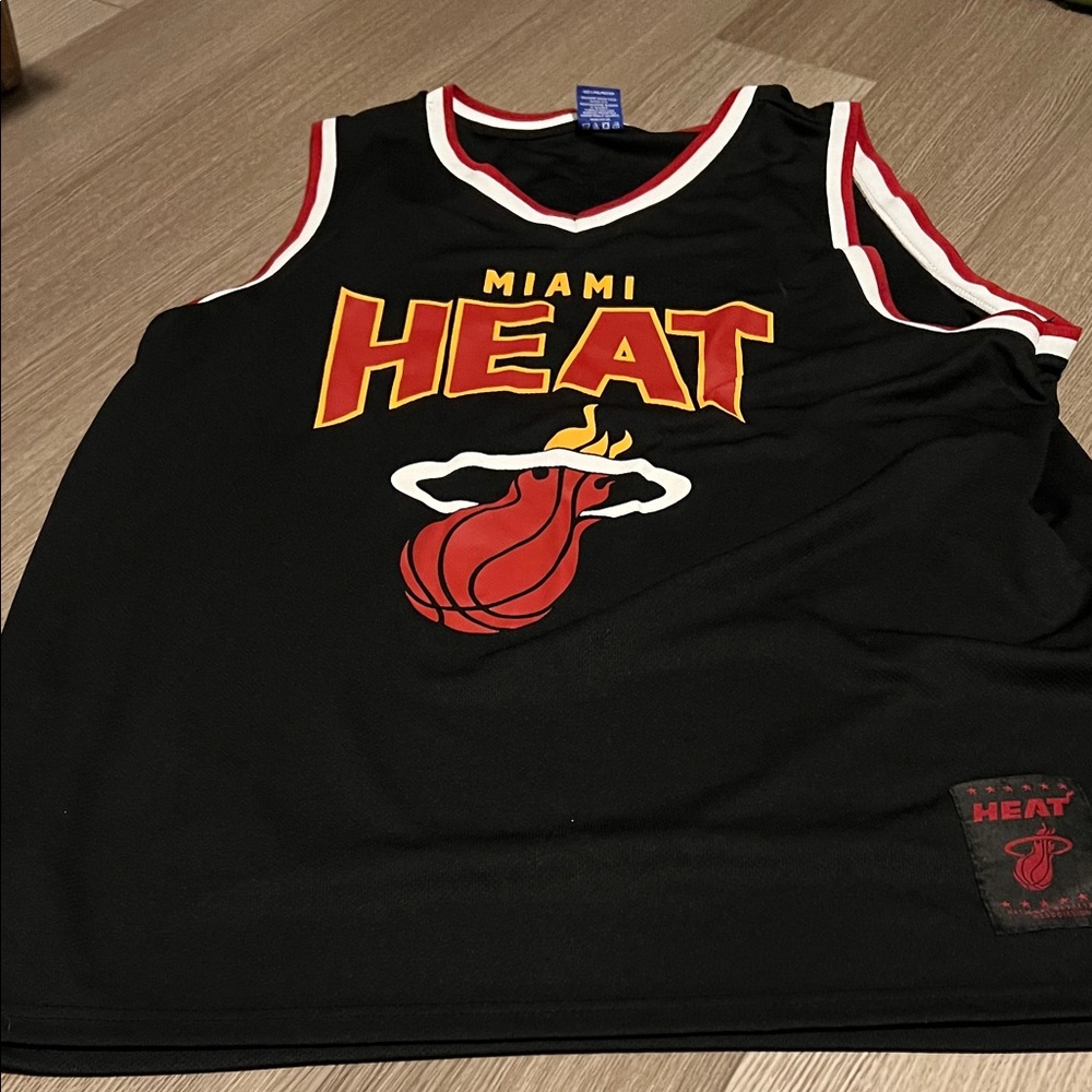Miami Heat Black Basketball Jersey NWOT